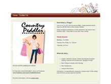 Tablet Screenshot of countrypeddlerbrookings.com